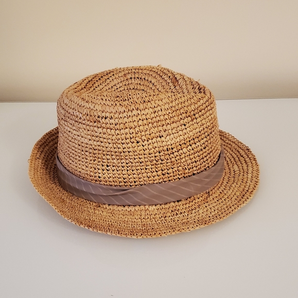 Bow straw fedora hat - Picture 4 of 5